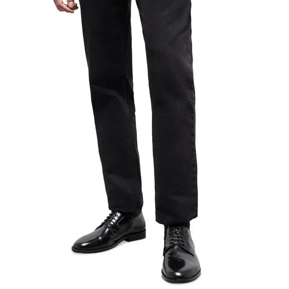 The Kooples Derby Shoes Men 41 Black Patent Leather Dressy Office Formal NEW